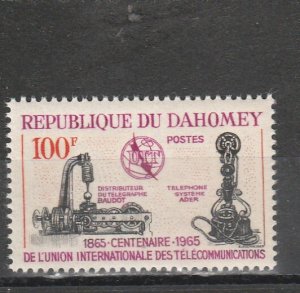 Dahomey  Scott#  202  MNH  (1965 ITU Cent.)