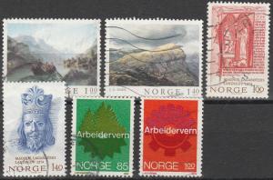 Norway #633-8 F-VF Used  CV $6.65  (A7548)