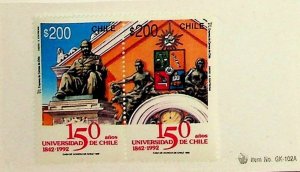 CHILE Sc 1034 NH ISSUE OF 1992 - UNIVERSITY