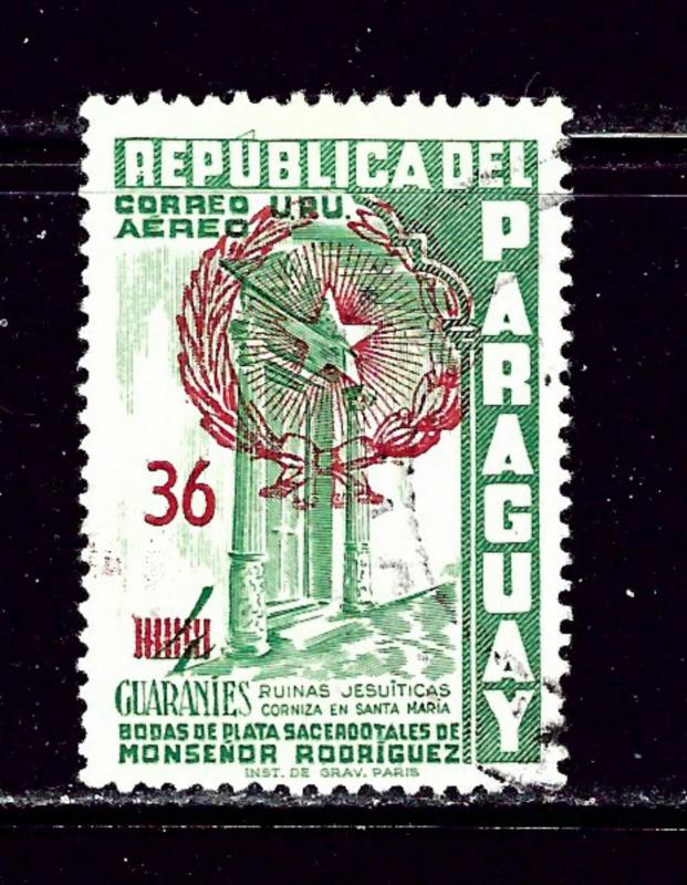 Paraguay C257 Used 1959 overprint