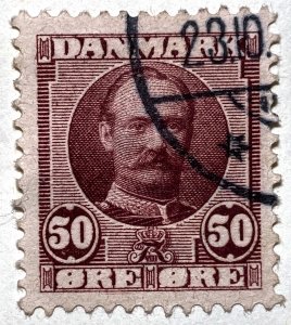 AlexStamps DENMARK #77 XF Used 