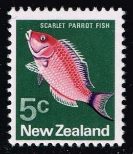 New Zealand #444 Scarlet Parrotfish; MNH (0.35)