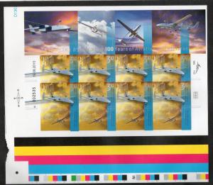 Israel 2013 Aviation in the Holyland Imperforate Sheetlets MNH!!!