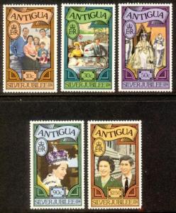 Antigua Sc# 459-63 MNH Silver Jubilee