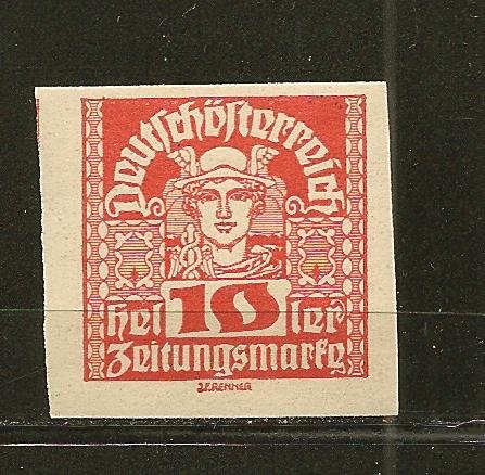 Austria P35 Newspaper Stamp Mint Hinged