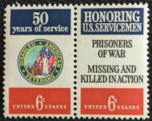 US #1421-1422 MNH Pair Veterans/Servicemen SCV $.30 L10