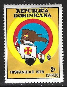 Dominican Republic 804 VFU COLUMBUS 159D-6