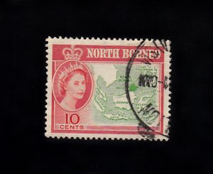 North Borneo Scott #284 Used