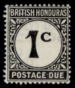 BRITISH HONDURAS GV SG D1, 1c black, M MINT.