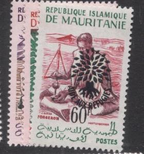 Mauritania Refugee 26 Leaves After SC 135 Type II MNH (1dgi)