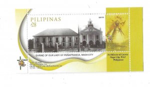 Philippines 2010 Shrine of our lady Penafrancia S/S MNH C17