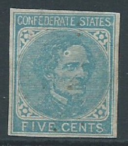 U.S. - Confederate States, Sc #6, 5c MNG