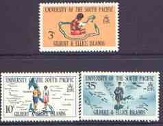 GILBERT & ELLICE IS. - 1969 - South Pacific University - Perf 3v Set - MNH