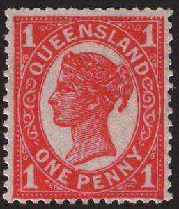 Queensland # 113 Mint  F-VF NH  Cat $ 4.25++