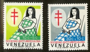 VENEZUELA B6-7 MNH BIN $.50 MEDICINE