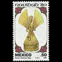 MEXICO 1980 - Scott# 1217 Straw Angel 50c NH