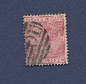 JAMAICA - Scott 13 - used - 1/2 penny - Queen Victoria - 1872
