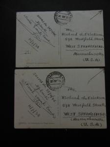 SOMALI COAST : Very interesting group of 3 covers & 3 Post Cards.