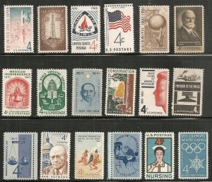 USA  MNH Lot of 3-6 cent singles