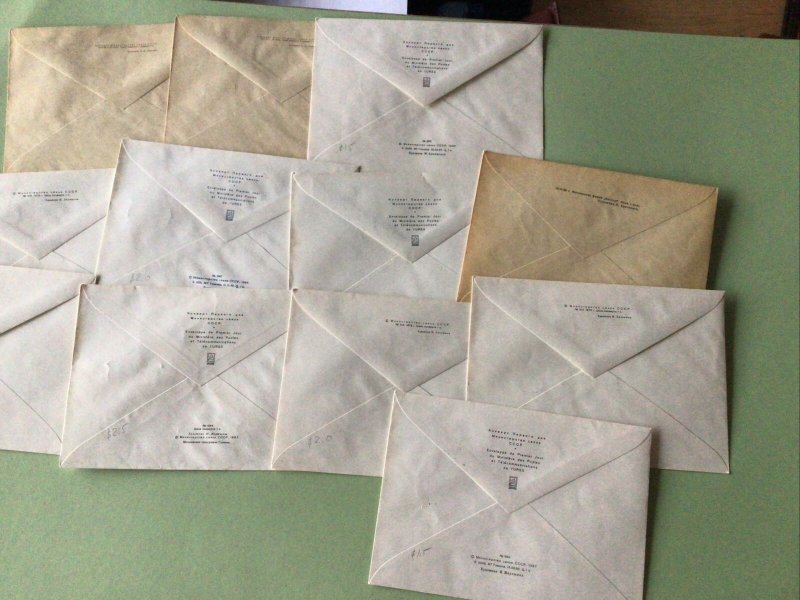 Russian Vintage Covers 12 Items Ref A1239 