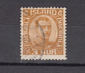 J43704 JLStamps 1920-2 iceland used #109 king