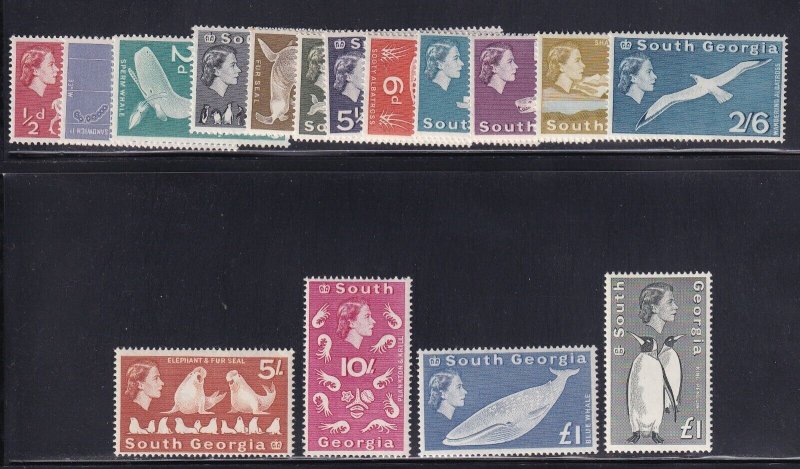 So Georgia Scott # 1-16 set VF OG never hinged nice color scv $ 208 ! see pic !