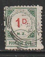 1899 New Zealand - Sc J2 - used F - 1 singles - Postage Due