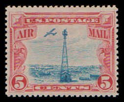 PCBstamps   US C 11 5c Beacon/ Rocky Mountain, MH, (1)