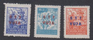 Trieste Zone B - 1949 - SC 12-14 - MH - High values