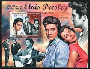 Uganda Stamp 1973  - Elvis Presley