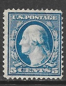 USA 335: 5c Washington, used, F