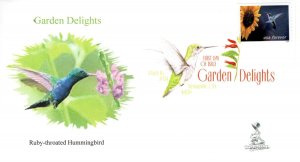 Garden Delights FDC w/ Digital Color Pictorial (DCP) cancellation  #1 of 4