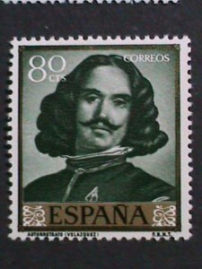 ​SPAIN-1959-SC#893-902  HONORING OF DIEGO DE SILVA VALAZQUEZ MNH VERY FINE