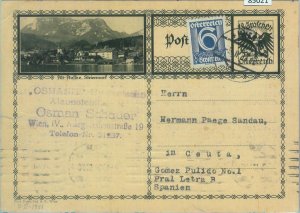 85021 - AUSTRIA - POSTAL HISTORY - Picture Stationery Card to CEUTA 1931