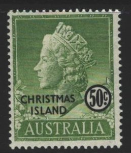 Christmas Island Sc#9 MH