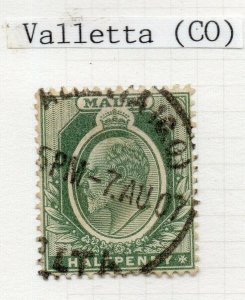 Malta 1904-14 Early Issue Fine Used SHADE OF 1/2d. 325616