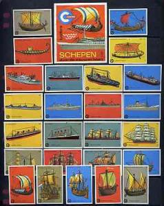 Match Box Labels -  Complete set of 25 + 1 Ships Early &a...