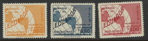 Ecuador Scott C242-C244 MNH Complete Set
