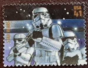 US Scott # 4143o; used 41c Star Wars from 2007; VF centering; off paper