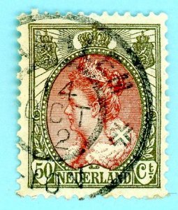 Netherlands, Scott #80, Used
