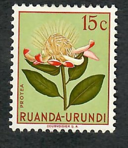 Ruanda-Urundi #115 Flowers Mint Hinged single