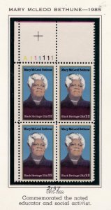 United States Plate Block       2137          MNH OG