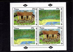 PALAU #319 1993 YEAR OF INDIGENOUS PEOPLE MINT VF NH O.G M/S4