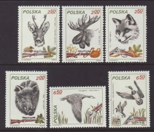 Poland 2456-2459 Animals MNH VF