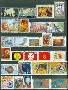 EDW1949SELL : WALLIS Beautiful Diff VFMNH collect almost all between 1991-2000