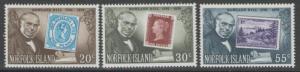 NORFOLK ISLAND SG225/7 1979 ROWLAND HILL MNH 