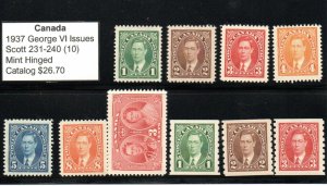 1937 George VI Issues