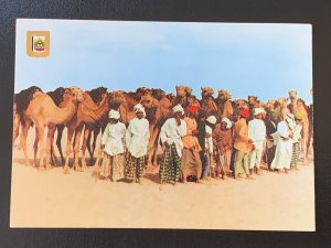 United Arab Emirates - Rare early 1970s Camels postcard to Switzerland