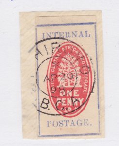 BRITISH CENTRAL AFRICA PROTECTORATE  #58b Type I F-VF SG 57ab