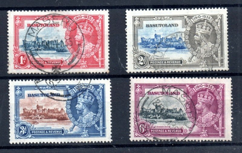 Basutoland 1935 Silver Jubilee fine CDS used set SG11-14 WS19065